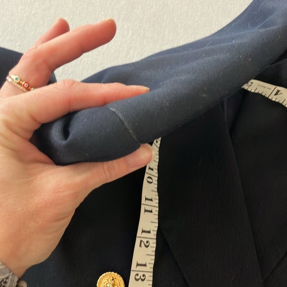 🍄Beecher Brook Navy Double Breasted Blazer (M) - Picture 10 of 12